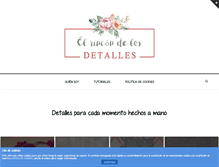 Tablet Screenshot of elrincondelosdetalles.com